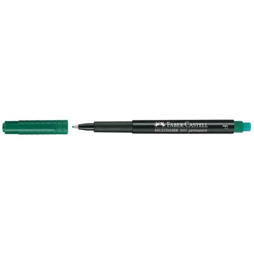 Faber-Castell Marker Multimark Permanent F Green 151363 4005401513636