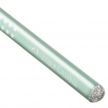 Faber-Castell Sparkle Pearl Pencil B - Mint 118203 4005401182030