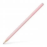 Faber-Castell Sparkle Pearl Μολύβι B - Ροζ Παστέλ 118201 4005401182016