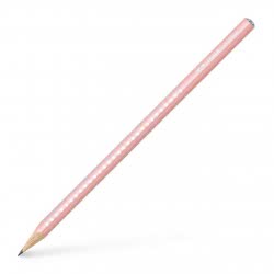 Faber-Castell Sparkle Pearl Μολύβι B - Ροζ Παστέλ 118201 4005401182016