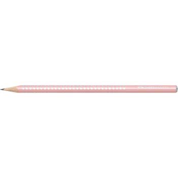 Faber-Castell Sparkle Pearl Pencil B - Rose 118201 4005401182016