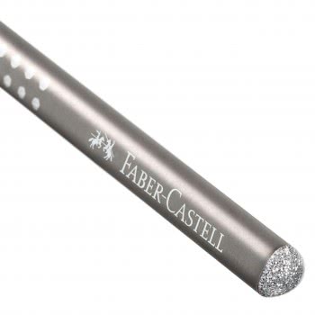 Faber-Castell Sparkle Pearl Μολύβι B - Ασημί 118213 4005401182139