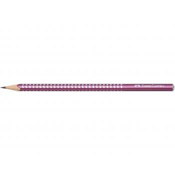 Faber-Castell Sparkle Pearl Μολύβι B - Μπορντώ 118215 4005401182153