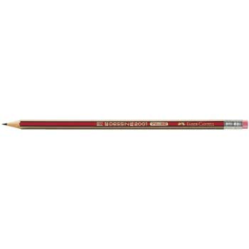 Faber-Castell Μολύβι Γραφίτη Dessin Με Γόμα ΗΒ 112100 4005401121008