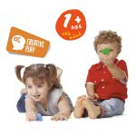 CARIOCA Baby Teddy Bear Shape Κηρομπογιές 6 Τμχ 42956 8003511429560