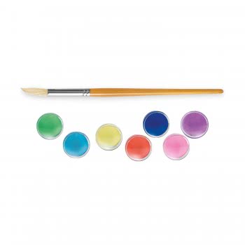 CARIOCA Watercolors With 2 Brushes - 24 Colors 42401 8003511054014