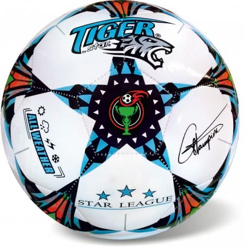 Μπάλα Ποδοσφαίρου Tiger Pro Star Size 5 Άσπρο-Μπλε 35/806 5202522008068