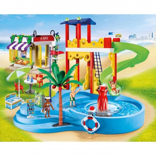 Playmobil Family Fun Aqua Park Με Καφετιέρα 70115 4008789701152