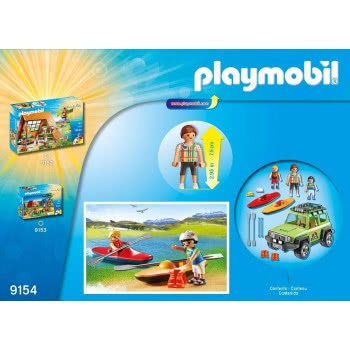 Playmobil Family Fun Όχημα 4X4 Και Δύο Καγιάκ 9154 4008789091543