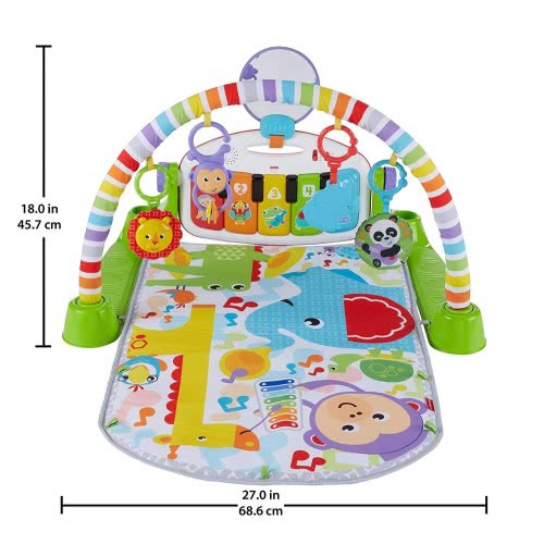 Mattel Deluxe Εκπαιδευτικό Γυμναστήριο - Μουσικό Πιανάκι FWT15 887961682410