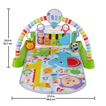Mattel Deluxe Εκπαιδευτικό Γυμναστήριο - Μουσικό Πιανάκι FWT15 887961682410