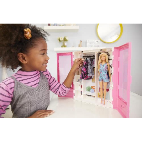 Mattel Barbie Fashionistas Η Ντουλάπα Της Barbie Με Κούκλα GBK12 887961716450