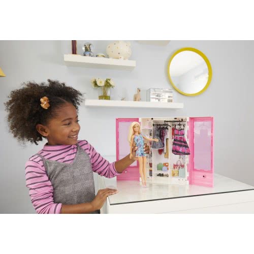 Mattel Barbie Fashionistas Η Ντουλάπα Της Barbie Με Κούκλα GBK12 887961716450
