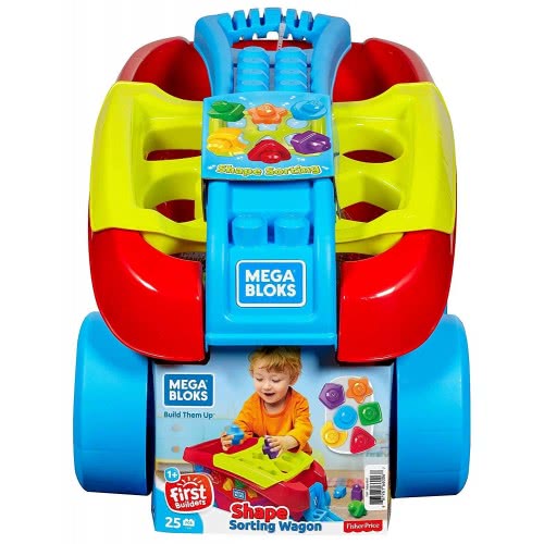 MEGA Shape Sorting Wagon Toy FVJ47 887961660067