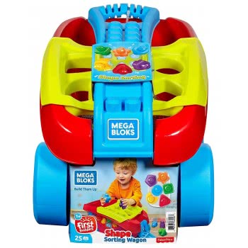 MEGA Shape Sorting Wagon Toy FVJ47 887961660067