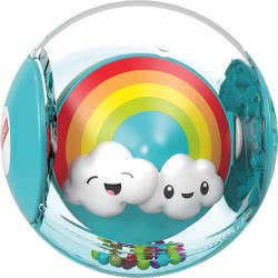 Mattel Hello Sunshine Rattle Ball Μπαλίτσα Ουράνιο Τόξο GJF68 887961810011