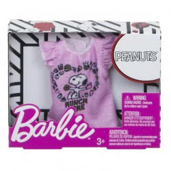 Mattel Barbie Fashions Peanuts Pink Shirt FLP40 / FPW52 887961617788