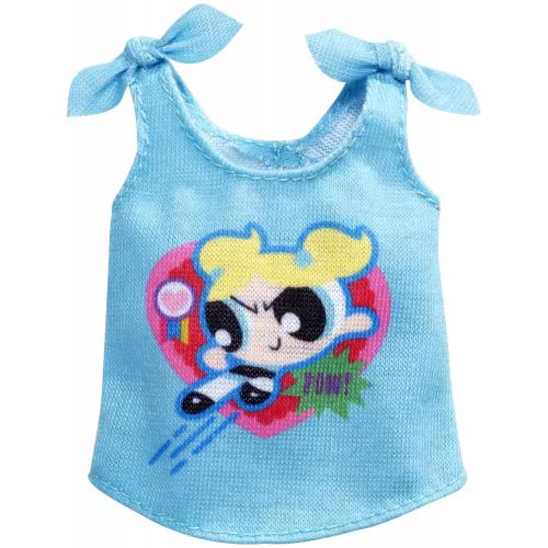Mattel Barbie Fashions Powerpuff Girls Blue Shirt FLP40 / FXJ77 887961693317