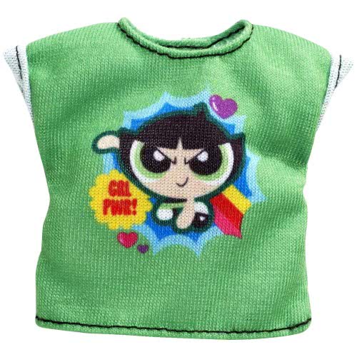 Mattel Barbie Fashions Powerpuff Girls Green Shirt FLP40 / FXJ78 887961693010