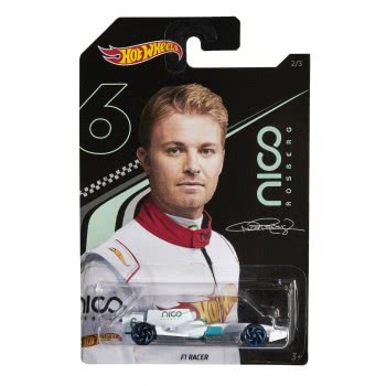 Mattel Hot Wheels Nico Rosberg F1 Winning Formula Αυτοκινητάκι 1:64 - 3 Σχέδια GGC34 / GGC37 887961774955