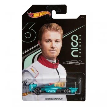 Mattel Hot Wheels Nico Rosberg F1 Winning Formula Αυτοκινητάκι 1:64 - 3 Σχέδια GGC34 / GGC37 887961774955