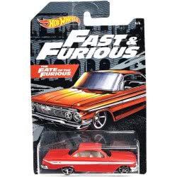 Mattel Hot Wheels 2019 Fast And Furious 61 Chevrolet Impala Red GDG83 / FYY57 887961749137