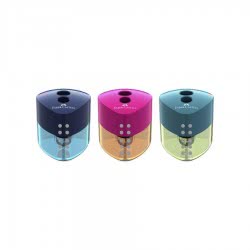 Faber-Castell Sharpener - 3 Colours 183103 6933256640581