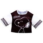 Mattel Barbie Fashions Peanuts Snoopy Black And White Top FLP40 / FPW53 887961617856