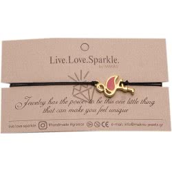 OEM Bracelet Gold Flamingo Pink CMB369 5207216010266
