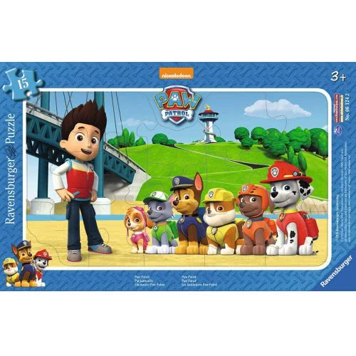 Ravensburger Παζλ Καρτέλα 15 Τεμ. Paw Patrol 06124 4005556061242