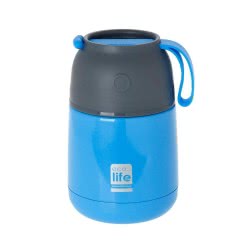 eco life Baby Blue Θερμός Φαγητού Ανοξείδωτος 450Ml - Μπλε 33-BO-9075 5208009000389