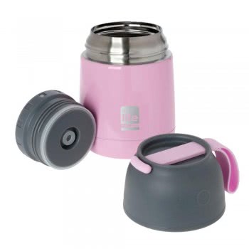eco life Baby Blue Θερμός Φαγητού Ανοξείδωτος 450Ml - Ροζ 33-BO-9076 5208009000372