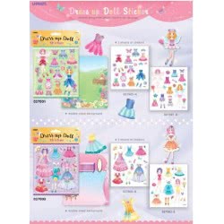 OEM Dress Up Doll Stickers - 4 Designs Δ039 4718167027001