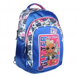Cerda L.O.L. Surprise Glitter Go Team Glam Life Τσάντα Πλάτης Με Φωτάκια DJ 2100002582 8427934275533