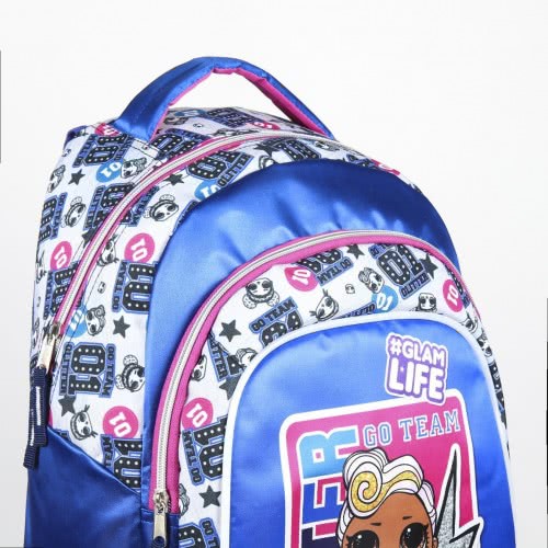 Cerda L.O.L. Surprise Glitter Go Team Glam Life Τσάντα Πλάτης Με Φωτάκια DJ 2100002582 8427934275533