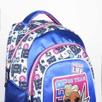 Cerda L.O.L. Surprise Glitter Go Team Glam Life Τσάντα Πλάτης Με Φωτάκια DJ 2100002582 8427934275533
