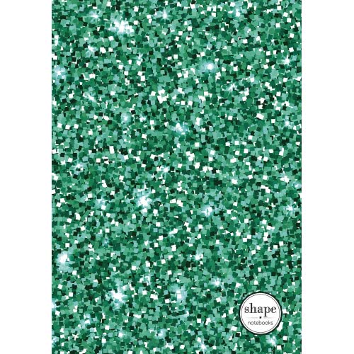 shape notebooks Notebook Spiral 1 Subject B5 Glitter 17X24 Cm - 5 Colours GLITTERB51 5200399803359