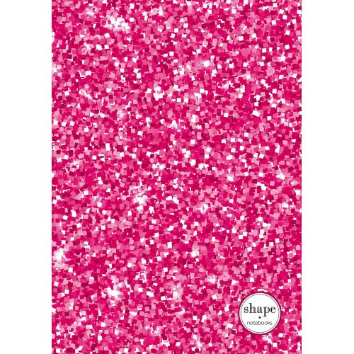 shape notebooks Notebook Spiral 1 Subject B5 Glitter 17X24 Cm - 5 Colours GLITTERB51 5200399803359