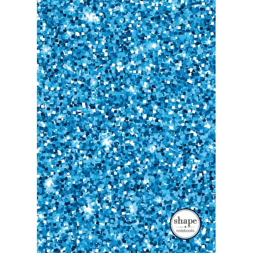 shape notebooks Notebook Spiral 1 Subject B5 Glitter 17X24 Cm - 5 Colours GLITTERB51 5200399803359