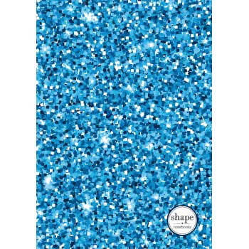 shape notebooks Notebook Spiral 1 Subject B5 Glitter 17X24 Cm - 5 Colours GLITTERB51 5200399803359