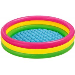 INTEX Παιδική Πισίνα Με 3 Δακτυλίους Sunset Glow Pool 114X25εκ 57412 6941057457413