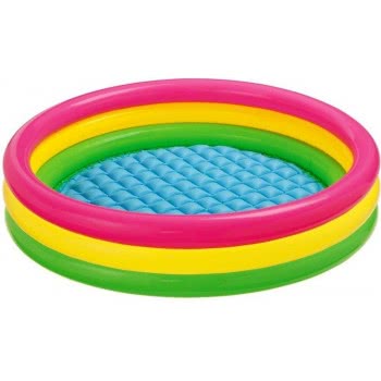 INTEX Παιδική Πισίνα Με 3 Δακτυλίους Sunset Glow Pool 114X25εκ 57412 6941057457413