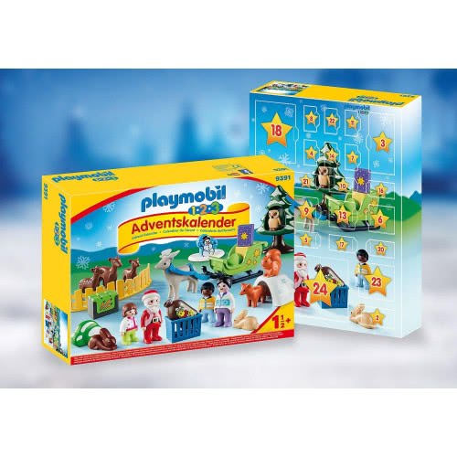 Playmobil 1.2.3 Advent Calendar - Christmas In The Forest 9391 4008789093912