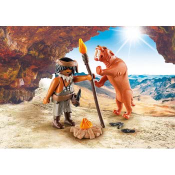 Playmobil Special Plus Άνθρωπος Των Σπηλαίων Με Τίγρη 9442 4008789094421