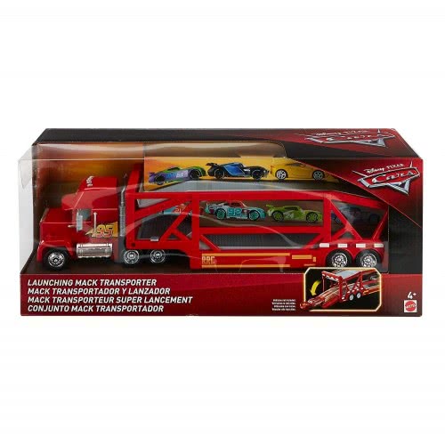 Mattel Cars Launching Mack Transporter - Νέα Νταλίκα Μακ FPX96 887961619409