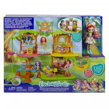 Mattel Enchantimals Junglewood Cafe Μπανανόσπιτο - Καφετέρια GNC57 887961867312