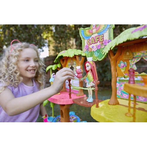 Mattel Enchantimals Junglewood Cafe Μπανανόσπιτο - Καφετέρια GNC57 887961867312