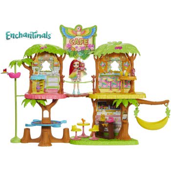 Mattel Enchantimals Junglewood Cafe Μπανανόσπιτο - Καφετέρια GNC57 887961867312