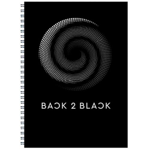 A&G PAPER Back To Black Τετράδιο Σπιράλ B5 17Χ24 Εκ. 5 Θεμάτων - 5 Σχέδια 032088 5203296320882