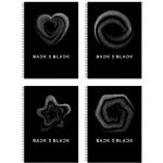 A&G PAPER Back To Black Spiral Notebook B5 17Χ24 Cm 5 Subjects - 5 Designs 032088 5203296320882